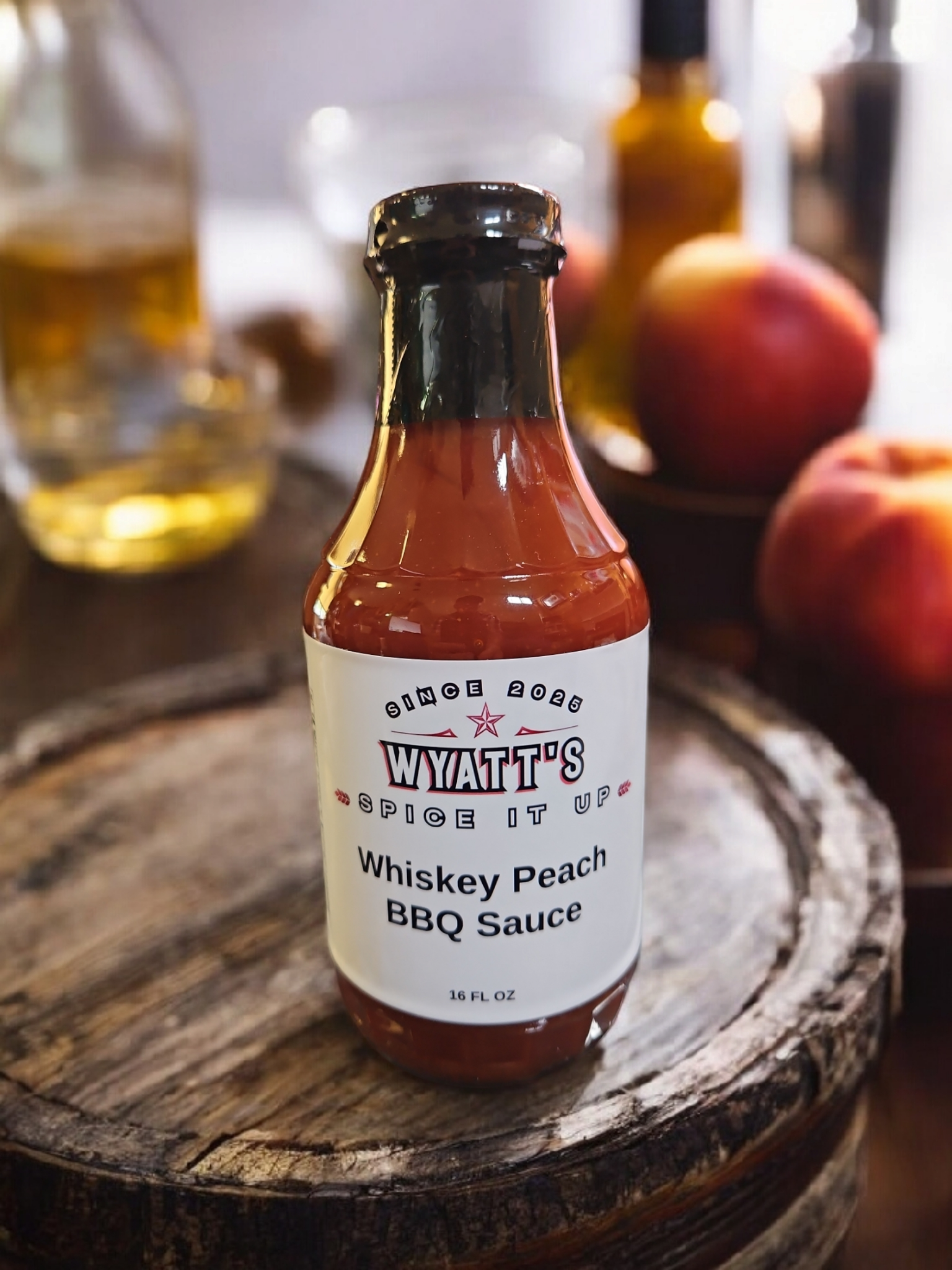 Whiskey Peach BBQ Sauce