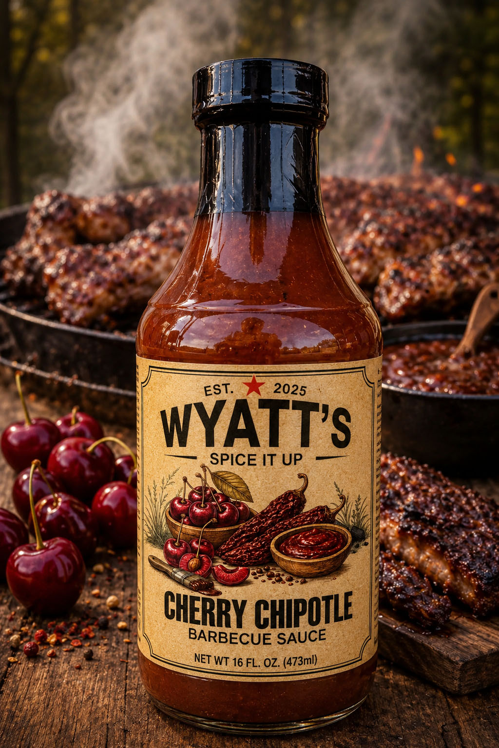 Cherry Chipotle BBQ Sauce